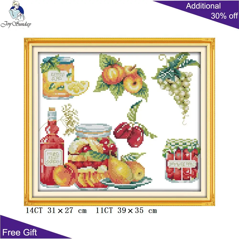 Joy Sunday Breakfast Needlepoint J295 Stamped and Counted Home Decoration Jam Fruits Good Healthy Breakfast Cross Stitch Kits
Joy Sunday Breakfast Needlepoint J295 Stamped and Counted Home Decoration Jam Fruits Good Healthy Breakfast Cross Stitch Kits