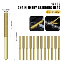 12PCS Diamond Chainsaw Sharpener Titanium Coated High Hardness Burr Stone File Grinding Polishing Tool For Electric Chain Saw
12PCS Diamond Chainsaw Sharpener Titanium Coated High Hardness Burr Stone File Grinding Polishing Tool For Electric Chain Saw