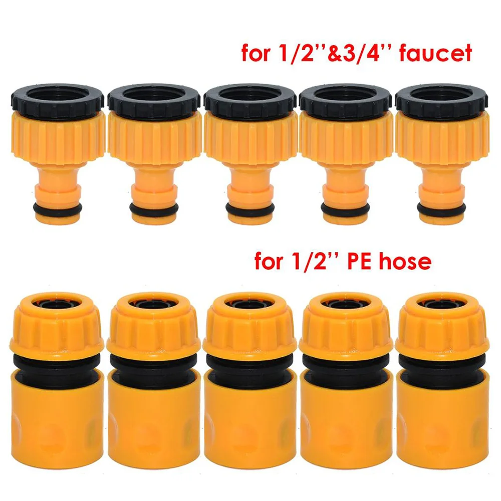 10pc 3/4 & 1/2 Inch Graden Hose Tap Threaded Connector Tap Adapter Quick Fitting Garden Irrigation Spray Tools
10pc 3/4 & 1/2 Inch Graden Hose Tap Threaded Connector Tap Adapter Quick Fitting Garden Irrigation Spray Tools