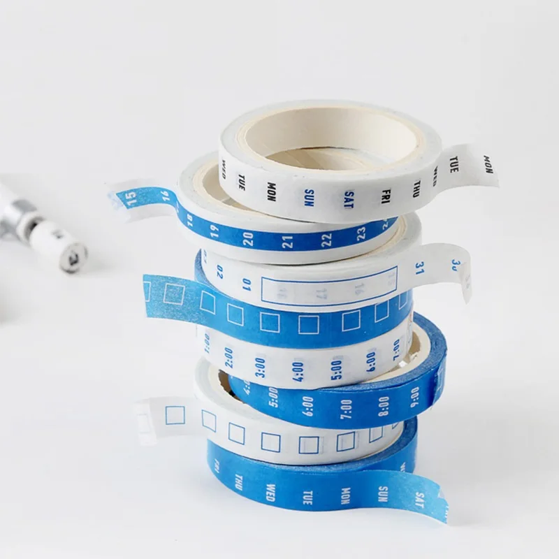 4pcs Mini Schedule Paper Washi Tape Week Date Time Check List 8mm Adhesive Masking Tapes Planner Agenda Stickers Office H6943
4pcs Mini Schedule Paper Washi Tape Week Date Time Check List 8mm Adhesive Masking Tapes Planner Agenda Stickers Office H6943