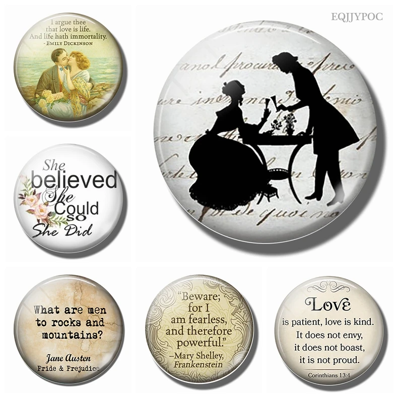 Pride and Prejudice 30MM Fridge Magnet Jane Austen Romantic Gift Glass Dome Magnetic Refrigerator Stickers NoteHolder Home Decor
Pride and Prejudice 30MM Fridge Magnet Jane Austen Romantic Gift Glass Dome Magnetic Refrigerator Stickers NoteHolder Home Decor