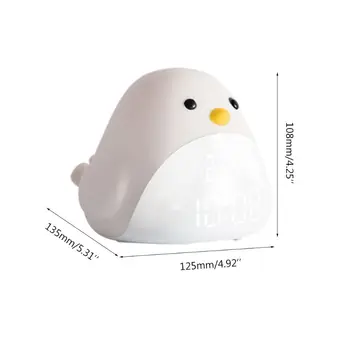 USB Alarm Clock Night Light Tap Sensor Switch LCD Time Temp Bird Bedside Lamp Q0KF
USB Alarm Clock Night Light Tap Sensor Switch LCD Time Temp Bird Bedside Lamp Q0KF