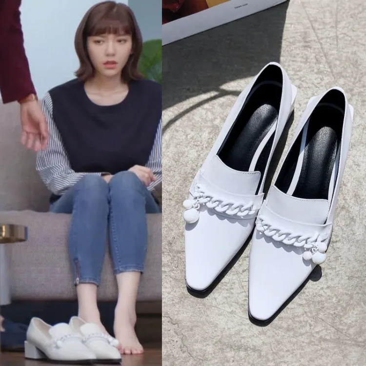 Guo Xue Fu Weeks but Only Star Celebrity Style WOMEN'S Genuine Leather Shoes 2020 Spring New Style Chain Square Root Shoes Women
Guo Xue Fu Weeks but Only Star Celebrity Style WOMEN'S Genuine Leather Shoes 2020 Spring New Style Chain Square Root Shoes Women