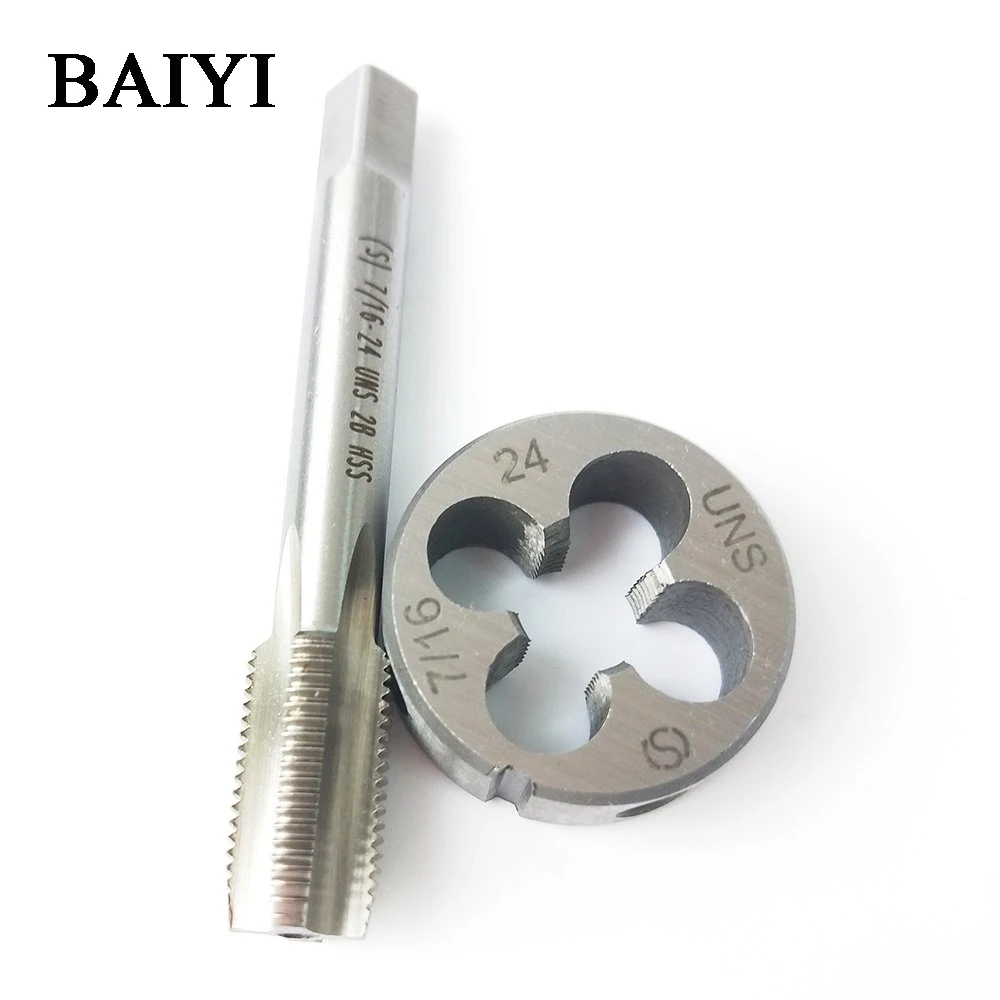 Hss Machine Screw Thread 7/16-24 HSS Tap And Die Set UNS Machine Thread Tap and UNS Round Thread Die Right Hand
Hss Machine Screw Thread 7/16-24 HSS Tap And Die Set UNS Machine Thread Tap and UNS Round Thread Die Right Hand