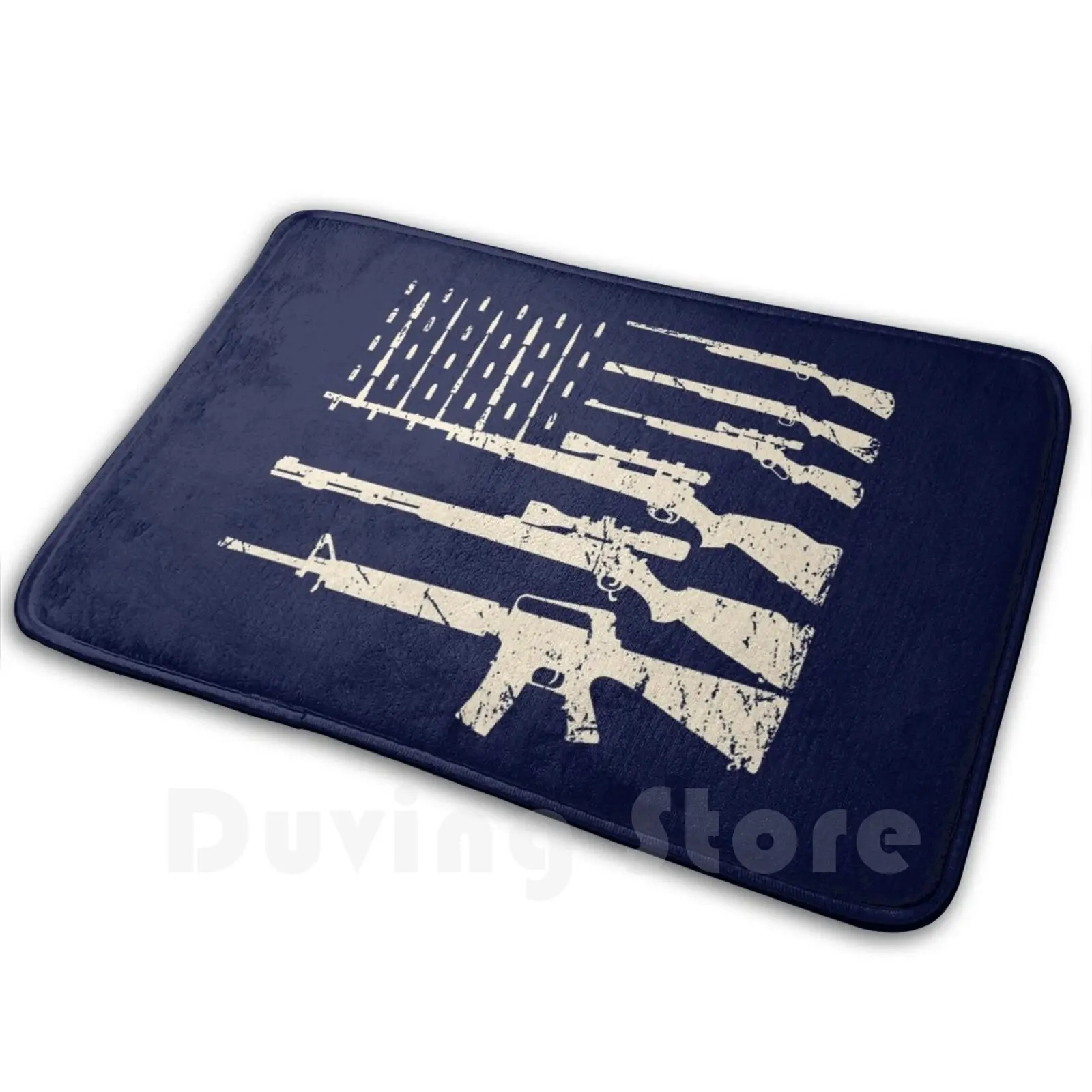 

Пистолеты флaг сшa yзкиe американский флаг винтовки Книги об оружии 2A поправку подарок на день отца пистолет любовника муж подарочные футболки США ковер в виде флага