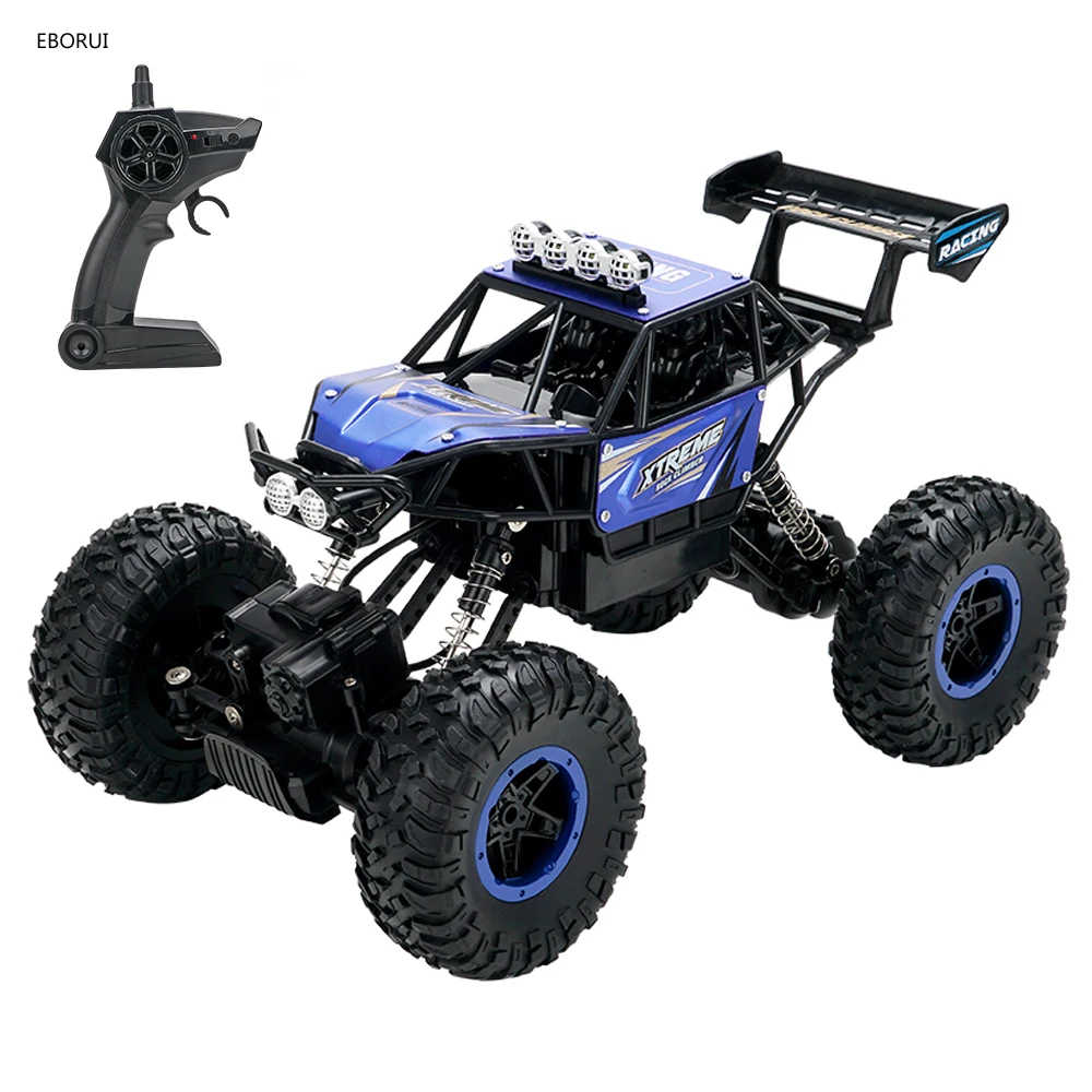

JJRC Q112 RC Car 2.4Ghz 4WD 1:14 High Speed Metal Shell RC Monster Truck Crawler All Terrain Remote Control Car Gift Toy for Kid