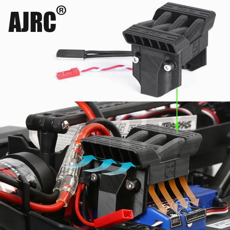 2020 New TRX4 ESC Radiator Cooling Fan for 1/10 RC Crawler TRAXXAS TRX-4 Defender Bronco TRX 4 82056-4
2020 New TRX4 ESC Radiator Cooling Fan for 1/10 RC Crawler TRAXXAS TRX-4 Defender Bronco TRX 4 82056-4