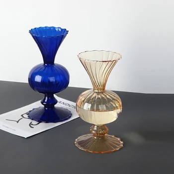 ART TRANSPARENT GLASS COLOR VASE DECORATION DESKTOP FLOWER ARRANGEMENT CREATIVE HYDROPONIC FLOWER MODERN HOME DECORATION WEDDING
ART TRANSPARENT GLASS COLOR VASE DECORATION DESKTOP FLOWER ARRANGEMENT CREATIVE HYDROPONIC FLOWER MODERN HOME DECORATION WEDDING