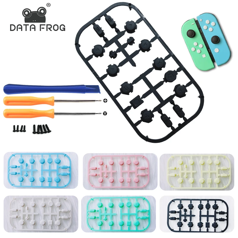 Data Frog Replacement ABXY Direction Keys Full Set Buttons With Tools Kit for Nintendo Switch Joy-Con SR SL LR ZR ZL Accessories
Data Frog Replacement ABXY Direction Keys Full Set Buttons With Tools Kit for Nintendo Switch Joy-Con SR SL LR ZR ZL Accessories