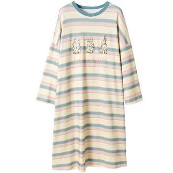 Autumn Winter Nightgown Women Cotton Long Sleeve Nightdress Korean Style sleepwea Women Cute Cartoon Long Homedress Nightwear
Autumn Winter Nightgown Women Cotton Long Sleeve Nightdress Korean Style sleepwea Women Cute Cartoon Long Homedress Nightwear
