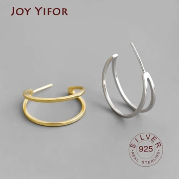 Charm 100% 925 Sterling Silver INS simple niche geometry cross double circles loop Stud Earrings for Women fine jewelry
Charm 100% 925 Sterling Silver INS simple niche geometry cross double circles loop Stud Earrings for Women fine jewelry