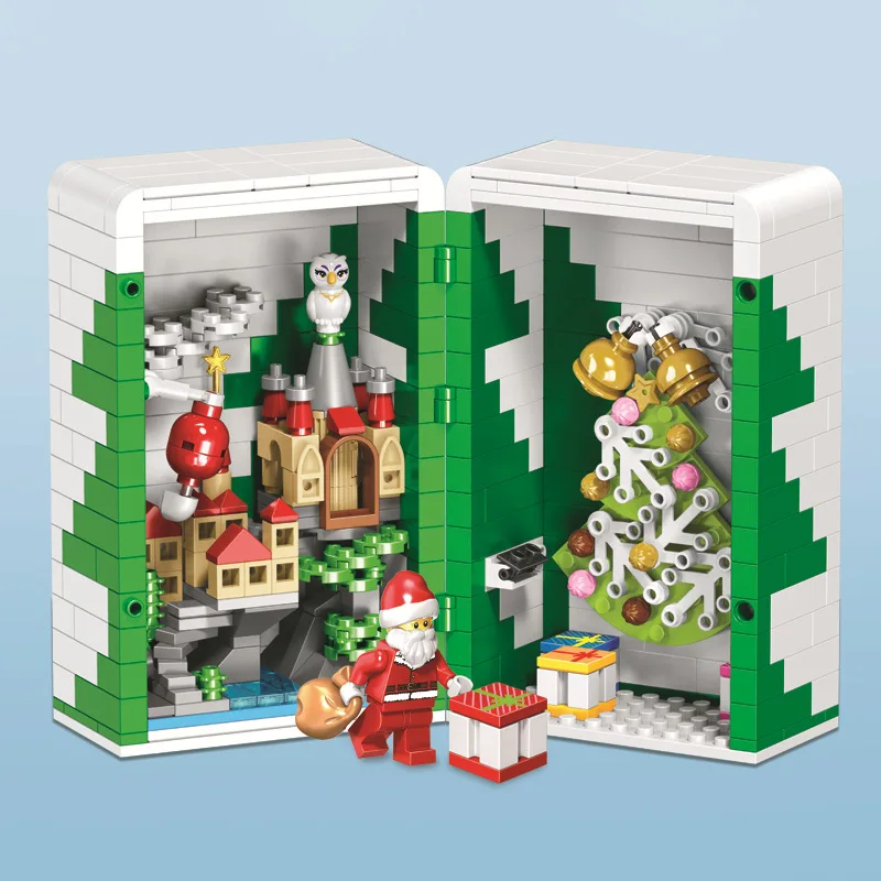 Christmas Sets Santa Claus doll Transparent rotating Santa Claus With Legoinglys Model Building Blocks Bricks Toys Gift
Christmas Sets Santa Claus doll Transparent rotating Santa Claus With Legoinglys Model Building Blocks Bricks Toys Gift
