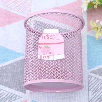Cute Round Desktop Trash Can Mini Desktop Wastebasket Pencil Case Flower Pot Storage Basket (Pink)
Cute Round Desktop Trash Can Mini Desktop Wastebasket Pencil Case Flower Pot Storage Basket (Pink)