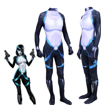 1Pcs Wholesale X-men Neena Thurman Domino Cosplay Costume Zentai Superhero Adults Bodysuit Lycra Suit Unisex Halloween Jumpsuits
1Pcs Wholesale X-men Neena Thurman Domino Cosplay Costume Zentai Superhero Adults Bodysuit Lycra Suit Unisex Halloween Jumpsuits