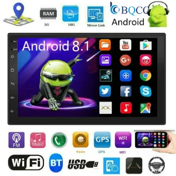 2DIN 7" Android8.1 Car Stereo GPS BT WiFi FM Radio Audio Speed Display Head Unit Autoradio + Camera
2DIN 7" Android8.1 Car Stereo GPS BT WiFi FM Radio Audio Speed Display Head Unit Autoradio + Camera