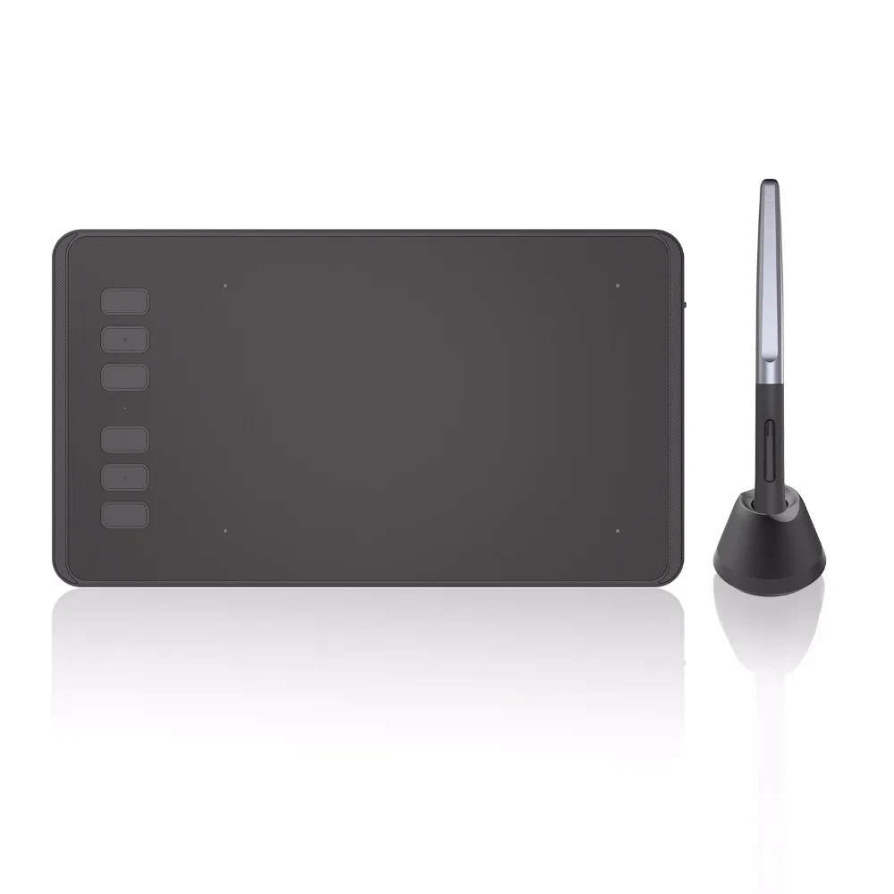 HUION H640P цифровой рисунок аккумулятор планшетных ПК Бесплатная Графика перьевой графический планшет с 8192