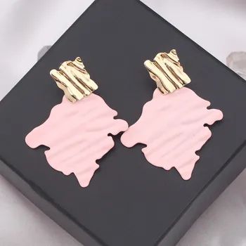 Statement Earrings For Women Print Uneven Metal Square Dangle Earring Long Geometric Rhombus Brincos Female Jewelry Accessories
Statement Earrings For Women Print Uneven Metal Square Dangle Earring Long Geometric Rhombus Brincos Female Jewelry Accessories