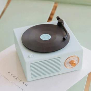New Atomic Black Glue Phonograph Wireless Bluetooth Speaker Retro Gramophon o Colorful Music Player Gift Blue
New Atomic Black Glue Phonograph Wireless Bluetooth Speaker Retro Gramophon o Colorful Music Player Gift Blue