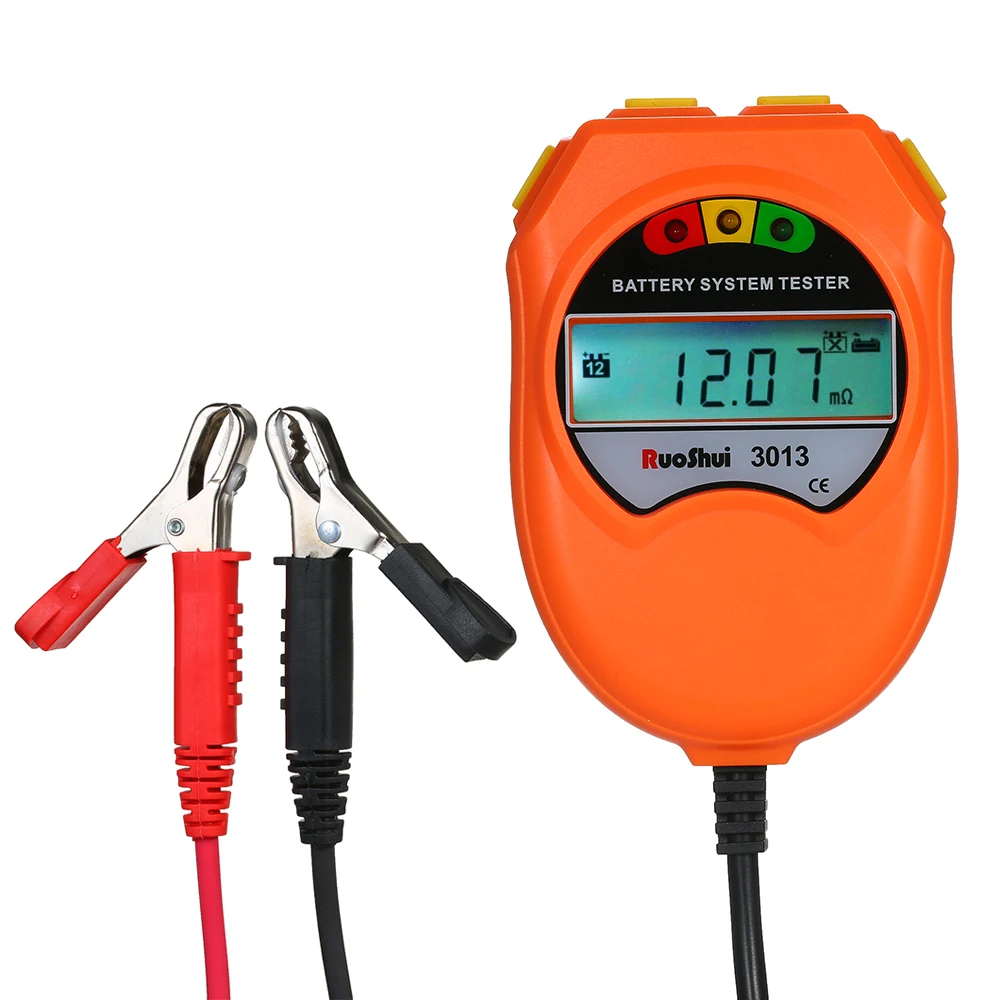 Digital Car Battery Tester 12V CCA Mode Automotive Voltage Internal Resistance Battery Life Percentage Tester and Analyzer
Digital Car Battery Tester 12V CCA Mode Automotive Voltage Internal Resistance Battery Life Percentage Tester and Analyzer