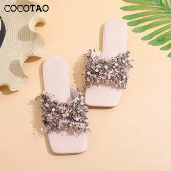 Fashion Slippers Women Wear 2020 Summer New Ins Korean Student Temperament Wild Fashion Pearl Open Toe Comfortable
Fashion Slippers Women Wear 2020 Summer New Ins Korean Student Temperament Wild Fashion Pearl Open Toe Comfortable