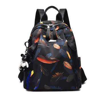 Women Bckpack Anti-thief Feather Print Backpack Female Waterproof Backpack Travel Casual Schoolbag Brand Ladies Large Capacity
Women Bckpack Anti-thief Feather Print Backpack Female Waterproof Backpack Travel Casual Schoolbag Brand Ladies Large Capacity
