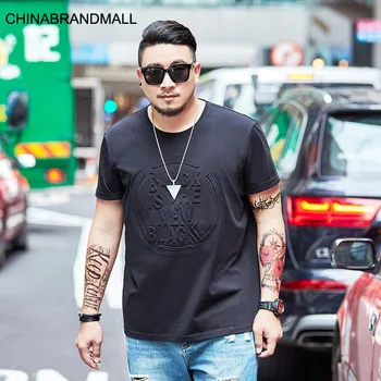 Plus Fat Plus size Tide Brand Men's Wear Short Sleeve T Shirt Leisure Sports Half Sleeve Embossing Loose Fat Man T
Plus Fat Plus size Tide Brand Men's Wear Short Sleeve T Shirt Leisure Sports Half Sleeve Embossing Loose Fat Man T