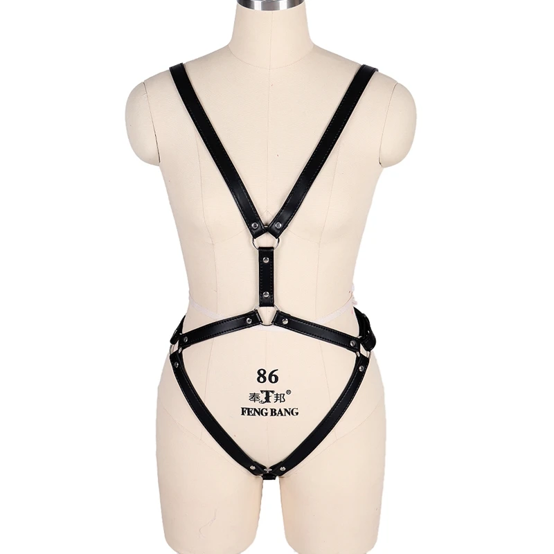 Faux Leather Woman Body Harness Suit Gothic Chest Sculpting Beauty Suspenders Lingerie Binding Bondage Underwear Erotic Seks
Faux Leather Woman Body Harness Suit Gothic Chest Sculpting Beauty Suspenders Lingerie Binding Bondage Underwear Erotic Seks