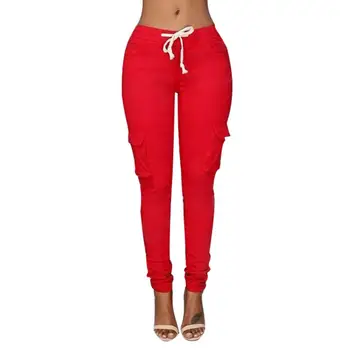 leggings Women's solid color multi-pocket lacing casual fashion casual pants leggings trousers
leggings Women's solid color multi-pocket lacing casual fashion casual pants leggings trousers