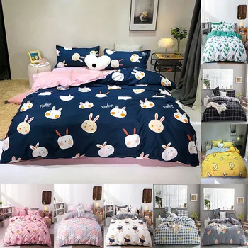4pcs Home Textile Anime Bedding Children Bedding Sheets Quilt Cover Pillow Case Simple Rural Wind Polyester Bedding Set
4pcs Home Textile Anime Bedding Children Bedding Sheets Quilt Cover Pillow Case Simple Rural Wind Polyester Bedding Set