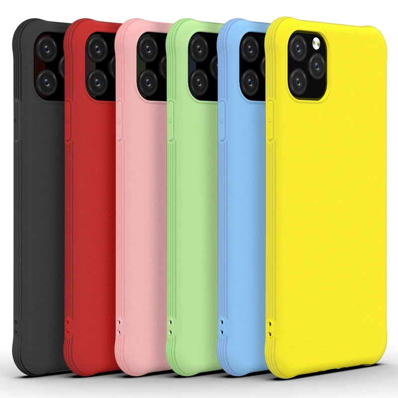 Мягкий ударопрочный чехол из ТПУ для iPhone 11 Тонкий силиконовый чехол-накладка Apple