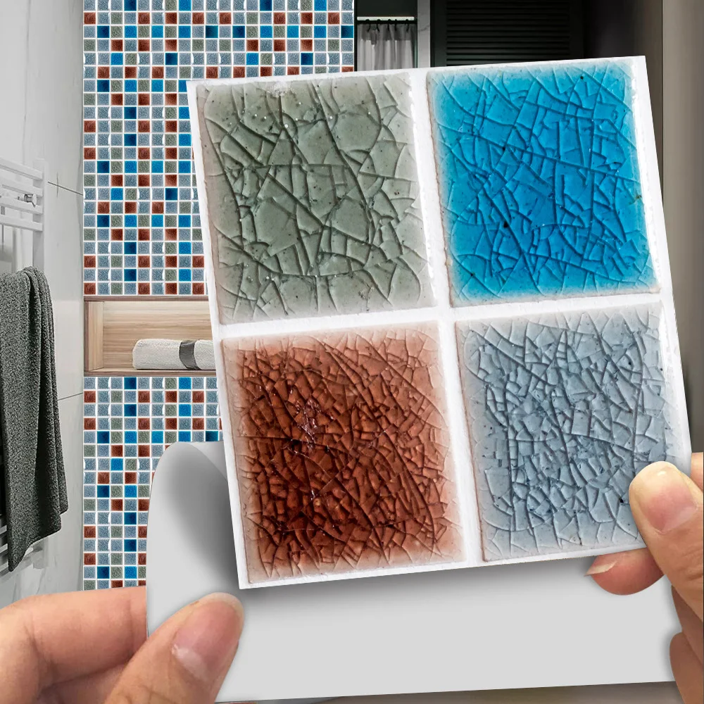 Morocc Style Glossy Mosaic Simulation Tile Wall Stickers DIY Home Decoration Floor Art Decals Waterpoof Peel & Stick Wallpaper 
Morocc Style Glossy Mosaic Simulation Tile Wall Stickers DIY Home Decoration Floor Art Decals Waterpoof Peel & Stick Wallpaper