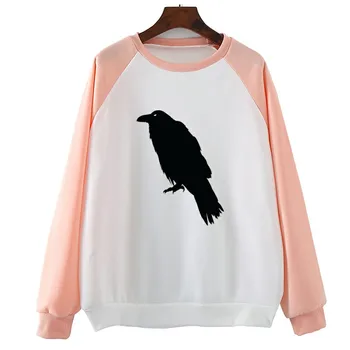 Dark Raven American Crow Cool Coat Red Pink Streetwear Long Hoody Women Tops Hipster Top Women Clothes New
Dark Raven American Crow Cool Coat Red Pink Streetwear Long Hoody Women Tops Hipster Top Women Clothes New