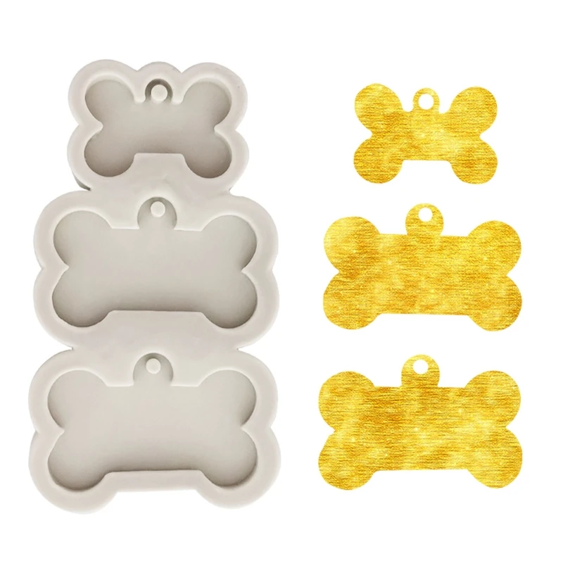 DIY Dog Tag Bone Shaped Keychain Casting Silicone Mould Crafts Key Chain Pendant Making Tools Crystal Epoxy Resin Mold
DIY Dog Tag Bone Shaped Keychain Casting Silicone Mould Crafts Key Chain Pendant Making Tools Crystal Epoxy Resin Mold