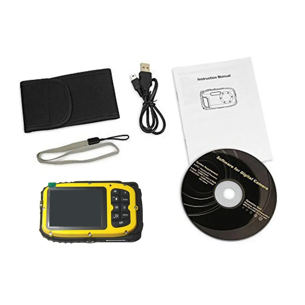 DC-B188 Compact Size 2.7 Inch 16MP Digital Video Camera Dust-proof Automatic Settings Waterproof Video Camera
DC-B188 Compact Size 2.7 Inch 16MP Digital Video Camera Dust-proof Automatic Settings Waterproof Video Camera