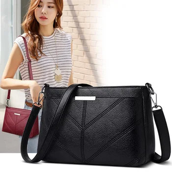 Fashion middle age women's Bag New Style Single Shoulder Bag Messenger Bag all-around bag simple mother's bag Korean version 
Fashion middle age women's Bag New Style Single Shoulder Bag Messenger Bag all-around bag simple mother's bag Korean version