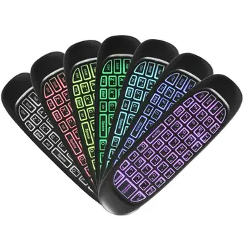 10pcs C120 Color Backlight 2.4G Fly Air Mouse Rechargeable Wireless Remote Control Backlit Keyboard for Android TV Box Computer
10pcs C120 Color Backlight 2.4G Fly Air Mouse Rechargeable Wireless Remote Control Backlit Keyboard for Android TV Box Computer