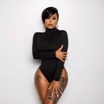 Elegant Solid Body Women Casual Slim Basic Female Clothes Autumn Long Sleeve Bodycon High Collar Thin Jumpersuits 2020 Fashion
Elegant Solid Body Women Casual Slim Basic Female Clothes Autumn Long Sleeve Bodycon High Collar Thin Jumpersuits 2020 Fashion