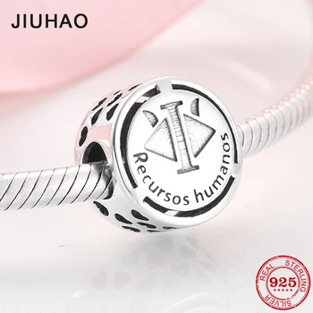 925 Sterling Silver Symbol Human resources Beads For Jewelry making Fit Original JIUHAO Charm Bracelets Recursos humanos
925 Sterling Silver Symbol Human resources Beads For Jewelry making Fit Original JIUHAO Charm Bracelets Recursos humanos