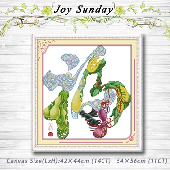Colorful Calabash blessing Counted Cross Stitch 11CT Printed 14CT Handmade Cross Stitch Set embroidery set Needlework Set
Colorful Calabash blessing Counted Cross Stitch 11CT Printed 14CT Handmade Cross Stitch Set embroidery set Needlework Set