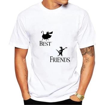 Lion King Simba's best friends Timon and Pumbaa billie eilish harajuku gothic hip-hop man's T-shirt
Lion King Simba's best friends Timon and Pumbaa billie eilish harajuku gothic hip-hop man's T-shirt