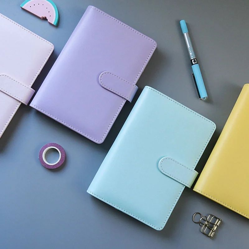1PC Diary Schedule Book Notebook Macarons PU Binder A5 A6 Notebook Planner Diary Book Loose-leaf Binder Office School Supplies
1PC Diary Schedule Book Notebook Macarons PU Binder A5 A6 Notebook Planner Diary Book Loose-leaf Binder Office School Supplies