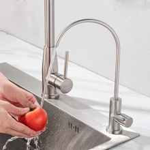360 Degree Rotating Spout 1/4" Purified Water Faucet Stainless Steel Reverse Osmosis RO Drinking Water Filter System Faucet
360 Degree Rotating Spout 1/4" Purified Water Faucet Stainless Steel Reverse Osmosis RO Drinking Water Filter System Faucet