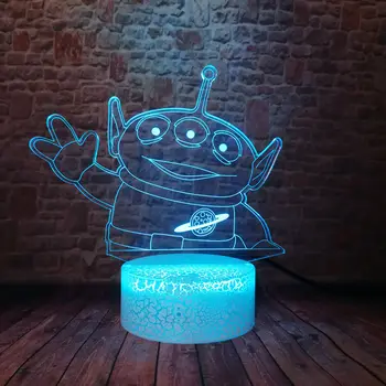 Aliens Anime Figma Model 3D Illusion LED Desk Nightlight Colorful Changing Light Toy Story Cartoon action & toy figures 
Aliens Anime Figma Model 3D Illusion LED Desk Nightlight Colorful Changing Light Toy Story Cartoon action & toy figures
