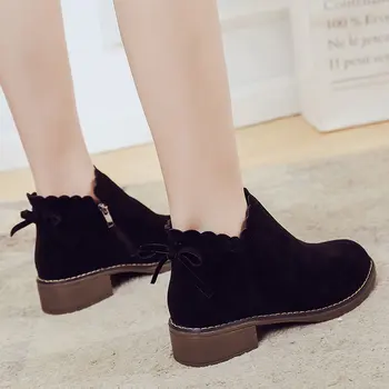 2019 Women Warm Ankle Boots Thick Low Heel British Style Frosted Martins Boots Women Bow Platform Short Boots Drop Shipping
2019 Women Warm Ankle Boots Thick Low Heel British Style Frosted Martins Boots Women Bow Platform Short Boots Drop Shipping