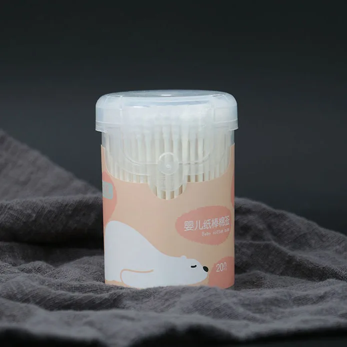 200pcs/Pack Cotton Swabs Cotton Paper Stick Baby Double Fine Head Disposable Cotton Ears Cleaning Health Care Tools
200pcs/Pack Cotton Swabs Cotton Paper Stick Baby Double Fine Head Disposable Cotton Ears Cleaning Health Care Tools