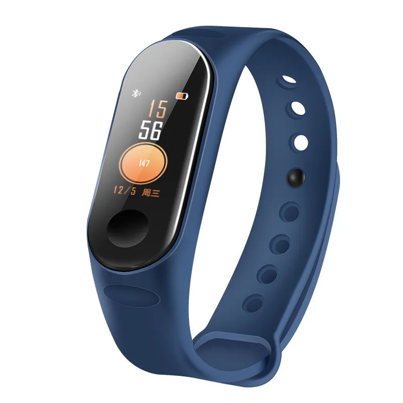 M3G Color Screen Smart Watch Waterproof Smart Watch Heart Rate Blood Pressure Pedometer Fitness Bracelet 3 Color Choose
M3G Color Screen Smart Watch Waterproof Smart Watch Heart Rate Blood Pressure Pedometer Fitness Bracelet 3 Color Choose