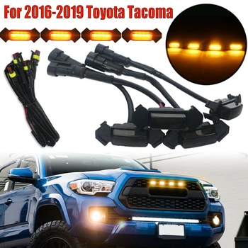 4 Led Grille Amber Lights 12V LED Grill Mount Assemblies For Truck Safety Unique Style High Quality Lamp Daytime Running Lights
4 Led Grille Amber Lights 12V LED Grill Mount Assemblies For Truck Safety Unique Style High Quality Lamp Daytime Running Lights