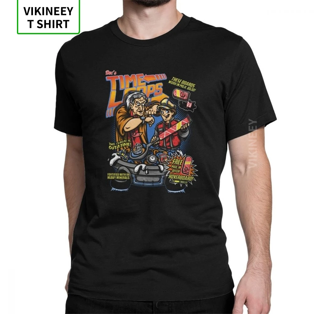 Time Loops Back To The Future T-Shirt Time Machine T Shirts Man New Style Clothes Slim Fit Crew Neck 100% Cotton Tees
Time Loops Back To The Future T-Shirt Time Machine T Shirts Man New Style Clothes Slim Fit Crew Neck 100% Cotton Tees