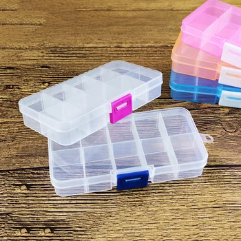 10 Grids Plastic Storage Box Adjustable Transparent Organizer Box for Small Component Jewelry Tool Box Bead Pills Organizer Nai
10 Grids Plastic Storage Box Adjustable Transparent Organizer Box for Small Component Jewelry Tool Box Bead Pills Organizer Nai
