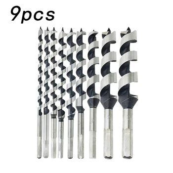 9pcs Wood Cutter Steel Sharp Auger Drill Bit Drill Bit Set Wood Fast Cut Auger Carpenter Joiner Tool
9pcs Wood Cutter Steel Sharp Auger Drill Bit Drill Bit Set Wood Fast Cut Auger Carpenter Joiner Tool